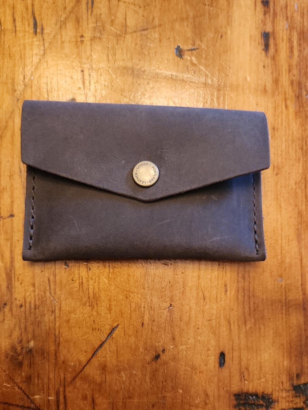 Portland Leather Goods Card Holder NWOT